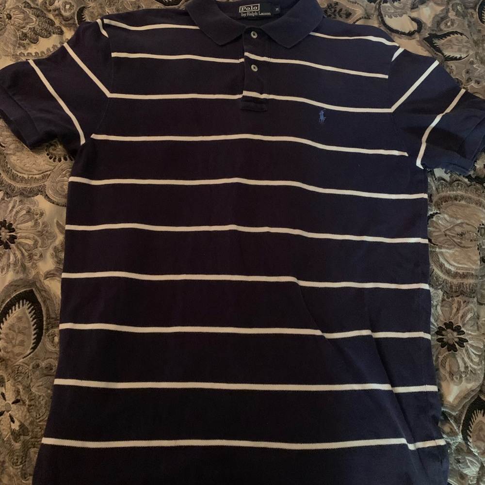 Polo by Ralph Lauren stripes size medium - Picture 2 of 3